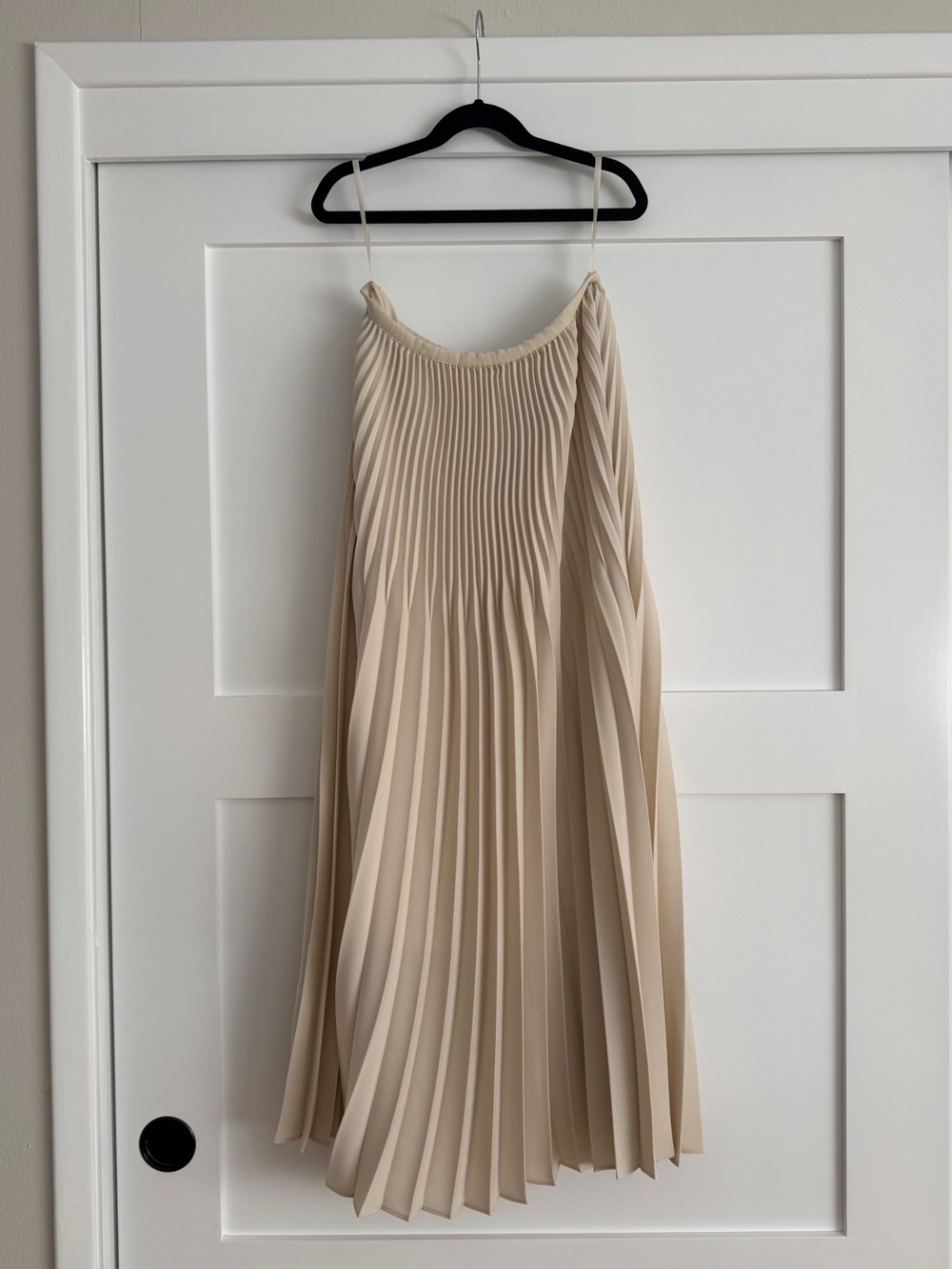 Pleated Midi Skirt - Ivory